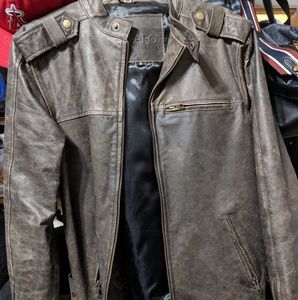 Viparo Distressed Brown Cafe Racer